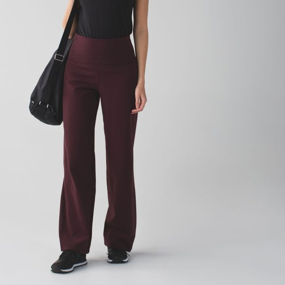 lululemon athletica Pants - Lululemon Athletica Stillness Pant -Bordeaux Drama